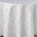 Nappe ronde diam:180cm polyester imprime metallise Lonigold-2