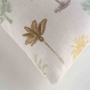 Coussin déhoussable compressé 45x45cm polycoton imprime Palmelia-3