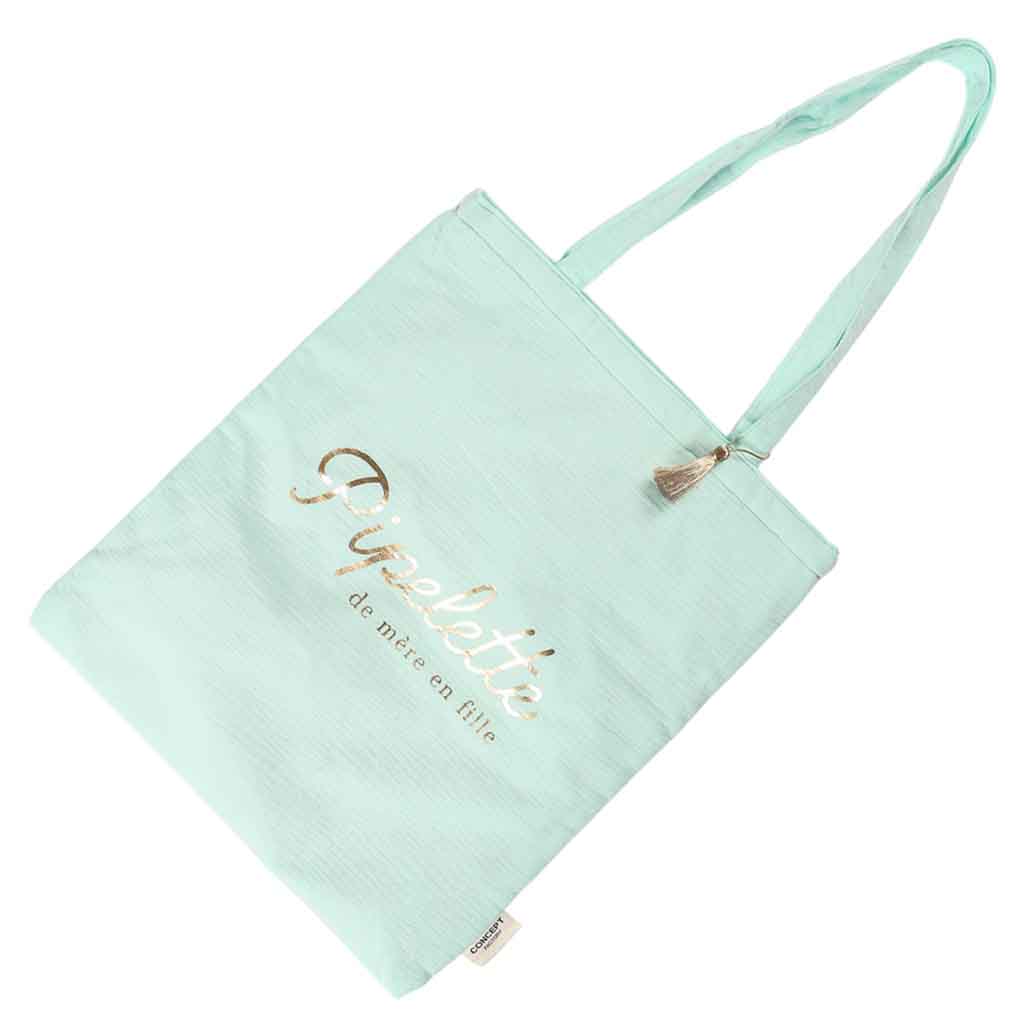 Tote bag gaze de coton 36.5x42cm M12