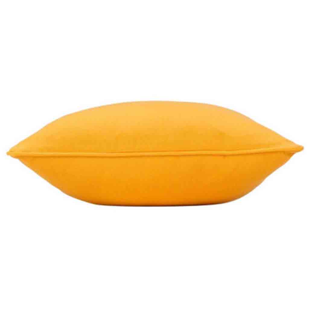 Housse de coussin + encart 40x40cm 60% coton 40% polyester Twily jaune-3