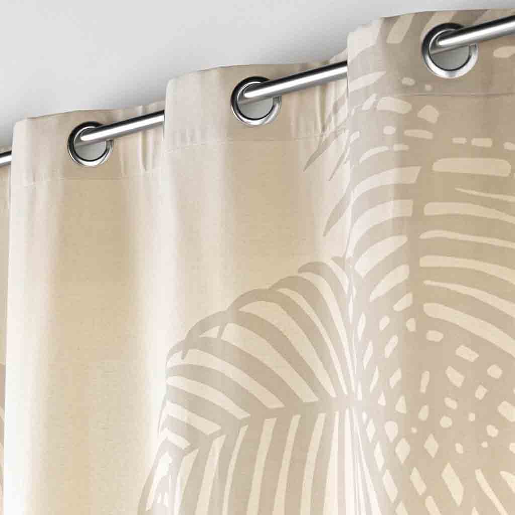 Rideau à oeillets 140x260cm coton/polyester imprime Baobab des places-2