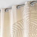 Rideau à oeillets 140x260cm coton/polyester imprime Baobab des places-2