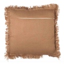 Coussin gauffre Ocre 40x40cm M6-1