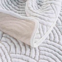 Couvre lit 2P matelas 220x240cm + 2 housse de coussin 60x60cm Jersey/microfibre Cassandra