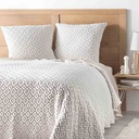 Couvre lit 2P matelas 220x240cm + 2 housse de coussin 60x60cm Jersey/microfibre Joana