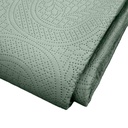 Couvre lit 2P matelas 220x240cm + 2 housse de coussin 60x60cm microfibre unie Romane cedre