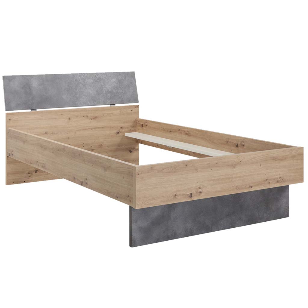 COM-LT2102K76604 Lit LAFABRICA L120x200 - H91xL127,5xP215cm vue2