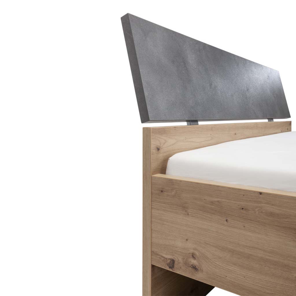 COM-LT2102K76604 Lit LAFABRICA L120x200 - H91xL127,5xP215cm détails1