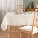 Nappe rectangle 140x250cm Jacquard Stella
