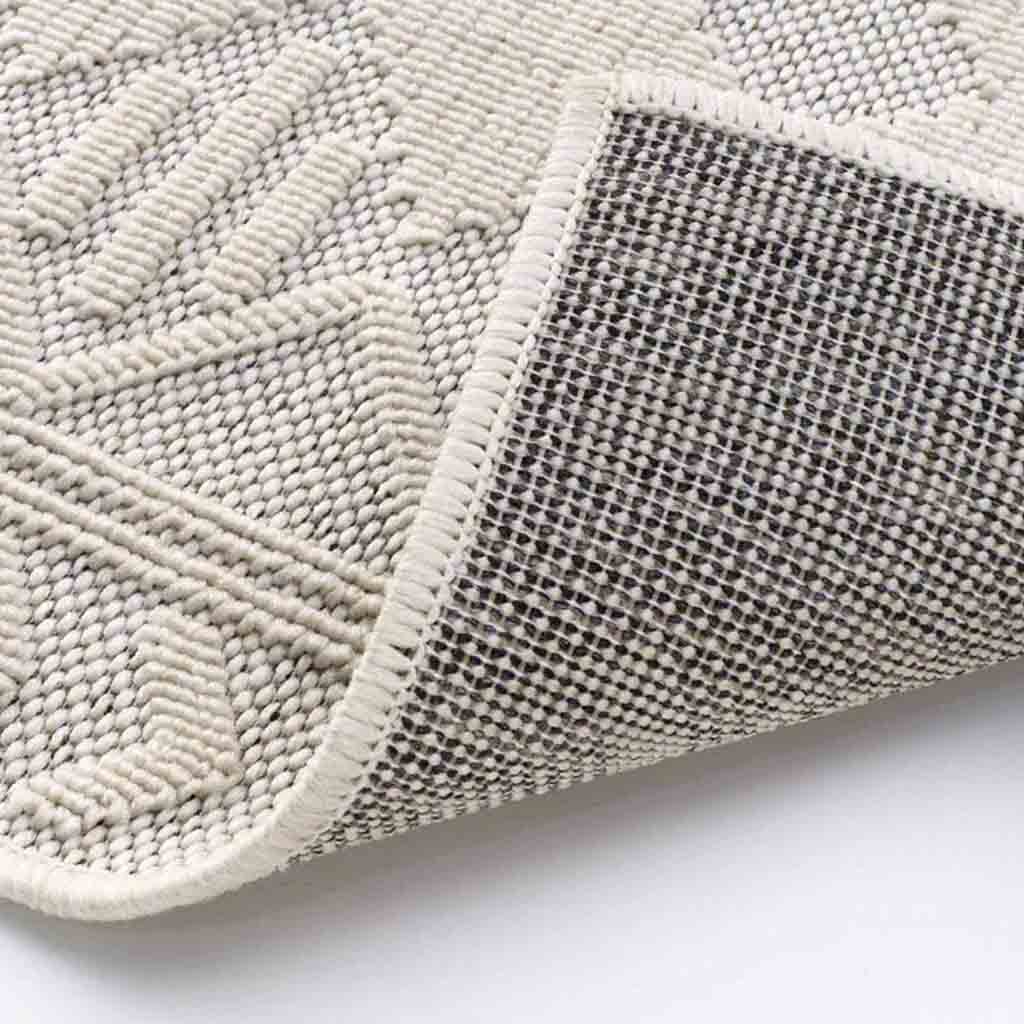 Tapis rectangle 120x170cm tisse plat relief valam 100% polypropylene-1