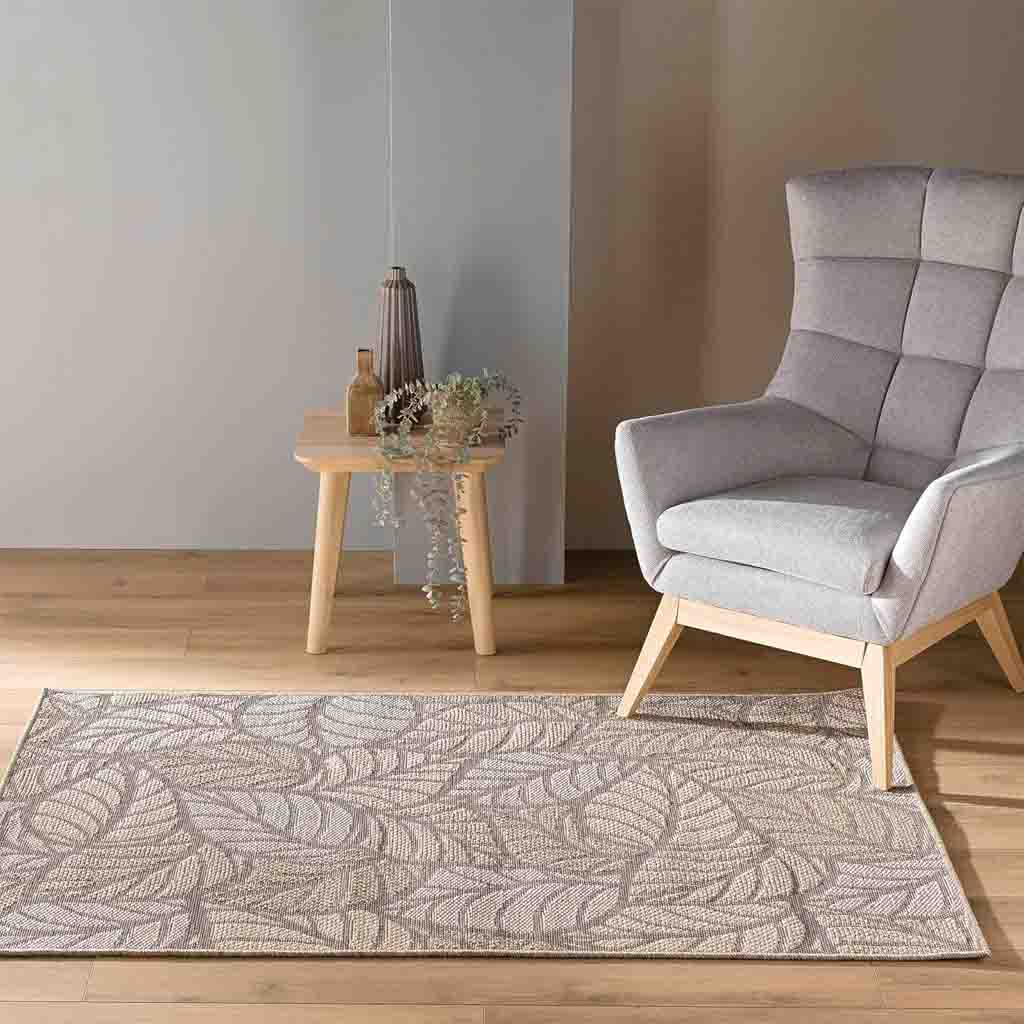 Tapis rectangle 120x170cm tisse plat vitalis 100% polypropylene