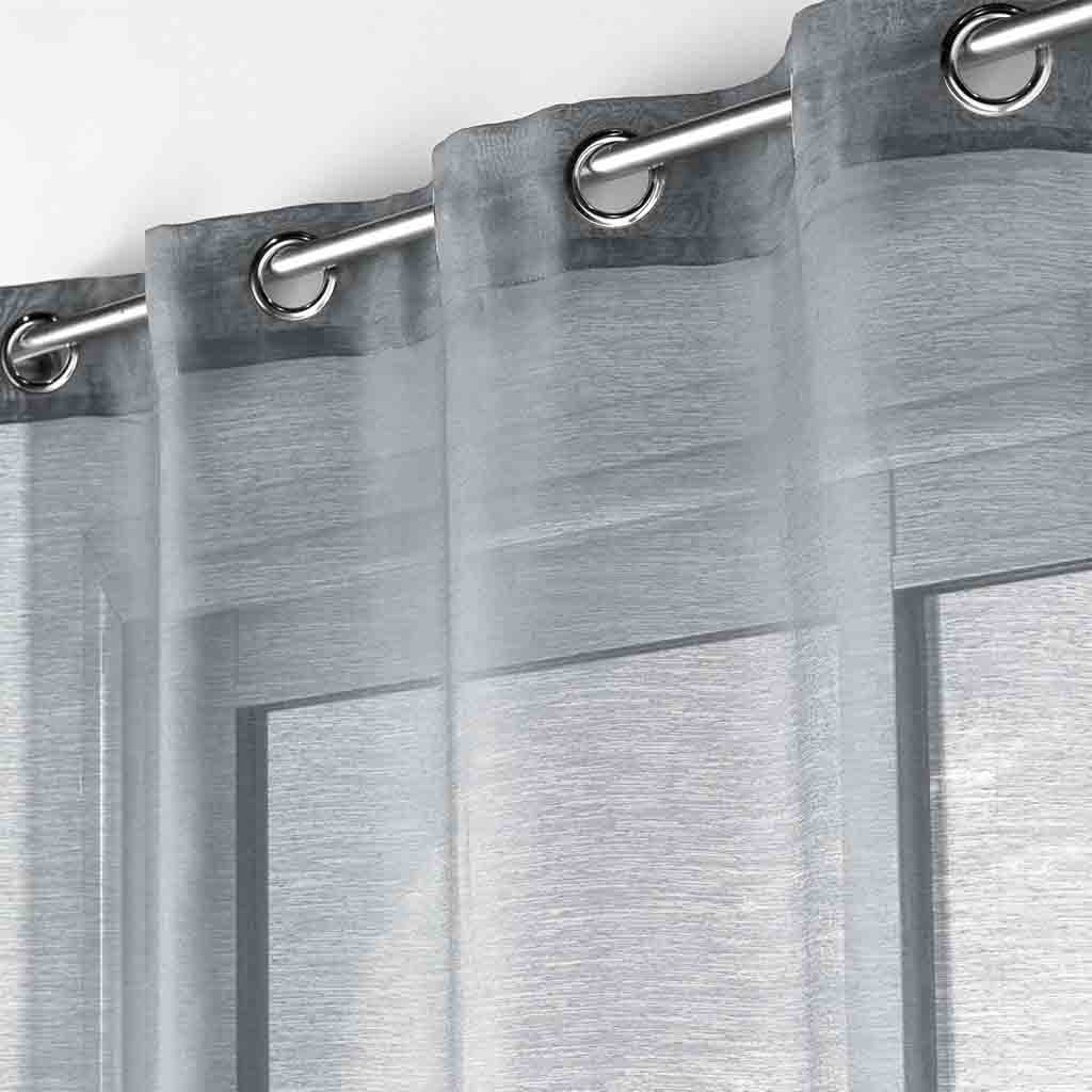 Panneau à oeillets 140x240cm voile sable Lissea gris