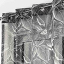 Panneau à oeillets 140x260cm voile sable imprimé CABANA Noir