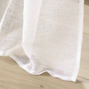 Panneau à oeillets 400x240cm voile tisse Carlin naturel  