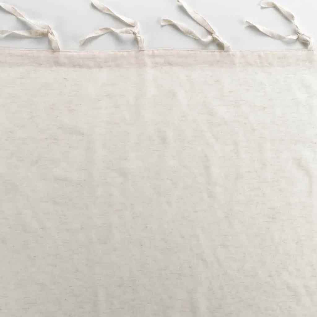 Panneau à nouettes 140x240cm voile effet lin tissé NORINE