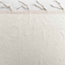 Panneau à nouettes 140x240cm voile effet lin tissé NORINE