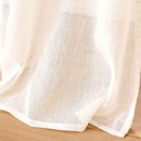 Panneau à oeillets 140x240cm voile sable applique Lotus