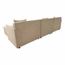 Sofa d'angle droite MILA H77xL282xM160cm Sand