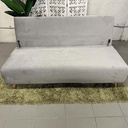 AD-LAH279N16P160-CR05 Canapé 3 places convertible lit CR5 Gris clair H82xL160xP95 - Couchage H26xL160xP190 vue4