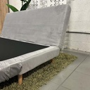 AD-LAH279N16P160-CR05 Canapé 3 places convertible lit CR5 Gris clair H82xL160xP95 - Couchage H26xL160xP190 vue6