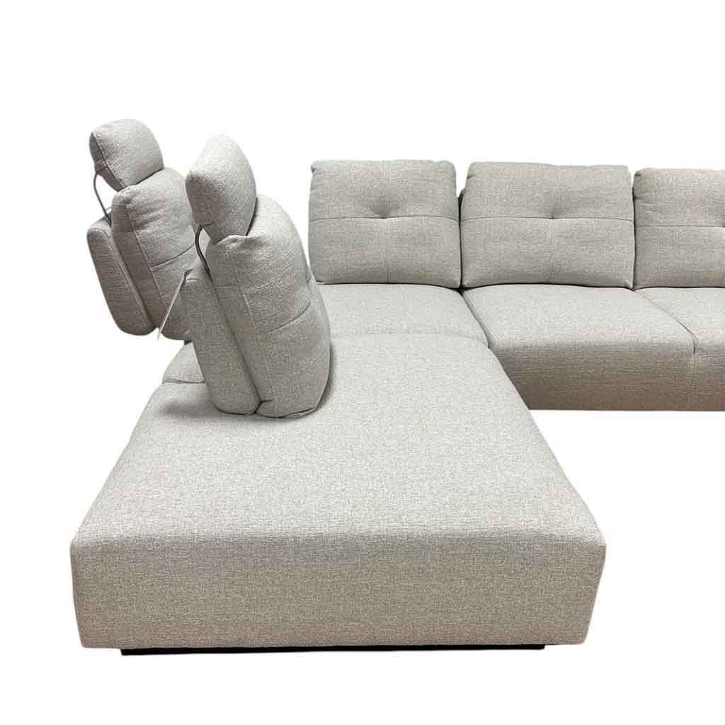 MIN-MB24138-M01G Sofa d'angle 89x320x179 Beige Gauche vue5