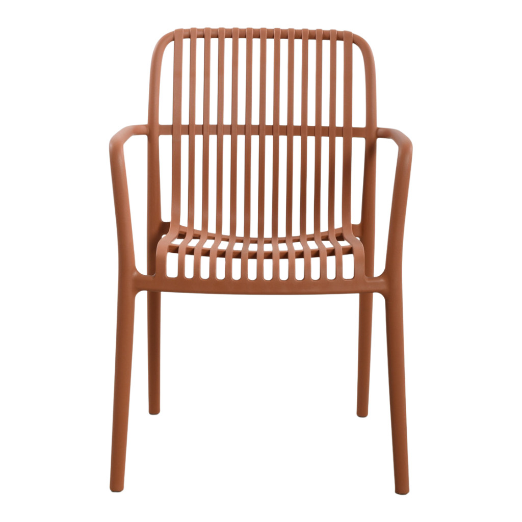 Fauteuil 83*55,5*58 Orange terracotta