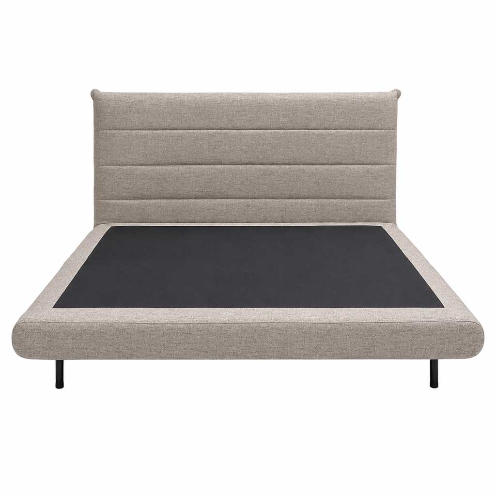 Canape convertible Marron clair H42xL145xP65cm / couchage H24xL145xP190cm vue2