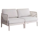 Salon Beige Sofa Sofa 2 places 62*155*72 + 2 fauteuils 62*82*72 + 1 Table basse 32*70*70 vue3