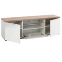 Meuble TV MUNDI 2 portes + 1 tiroir H51xL160xP40cm vue2