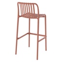 Chaise de comptoir 95*51*52 Orange Terracotta