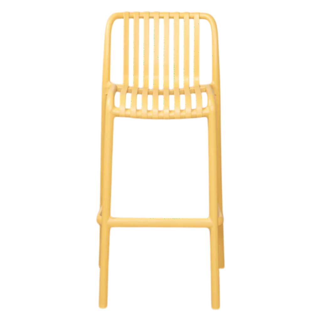 Chaise de bar  105*52,5*54 Jaune
