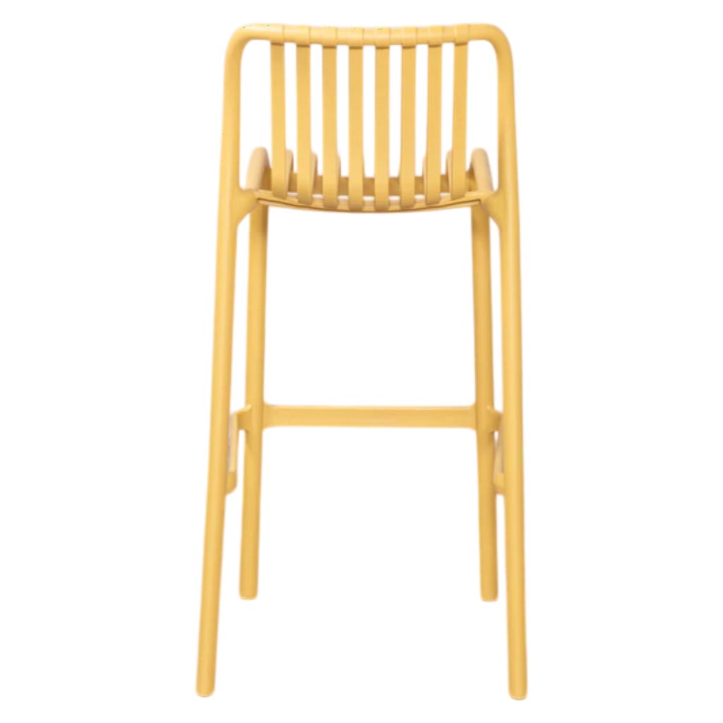 Chaise de bar  105*52,5*54 Jaune