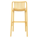 Chaise de bar  105*52,5*54 Jaune