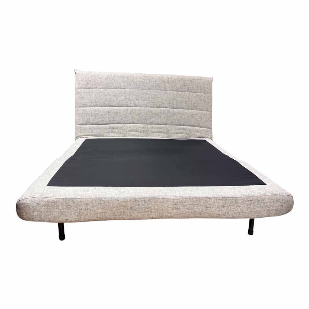 Canapé convertibre Gris H40xL120xP65cm / couchage H24xL120xP190 cm vue2