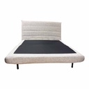 Canapé convertibre Gris H40xL120xP65cm / couchage H24xL120xP190 cm vue2