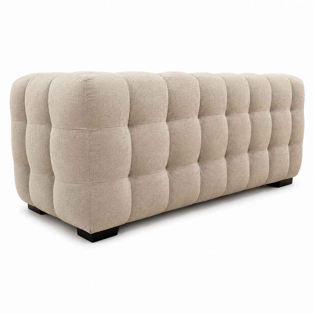 Sofa 2 places H67xL155xP85cm Sand vue3