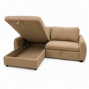 UT-CLOUD-POINT49-CLAY Sofa d'angle réversible CLOUD L239xP49xH90cm/méridienne L165xH50cm couchage 180x200cm Marron vue4