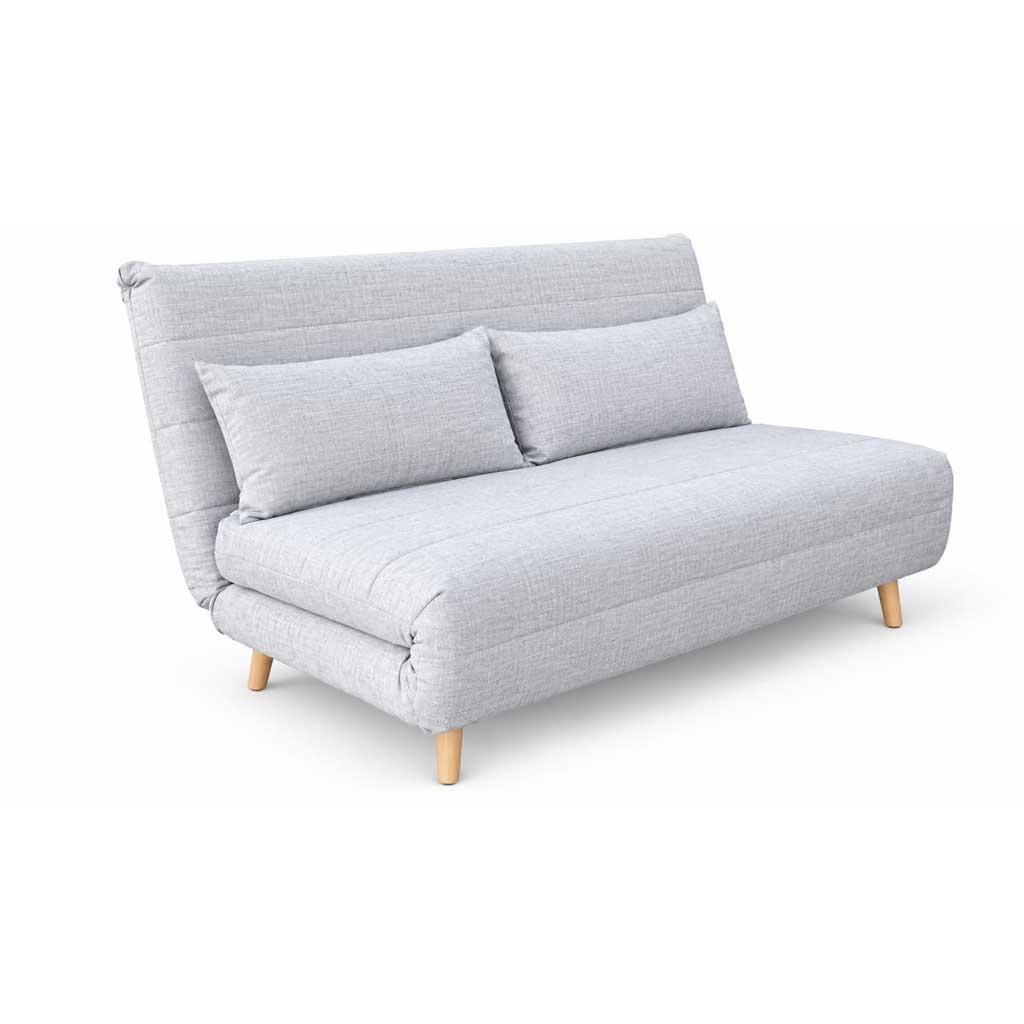 AD-LAH279N9-P140-6#N1-452 Canape convertible Gris H42xL145xP65cm / couchage H24xL145xP190cm vue2