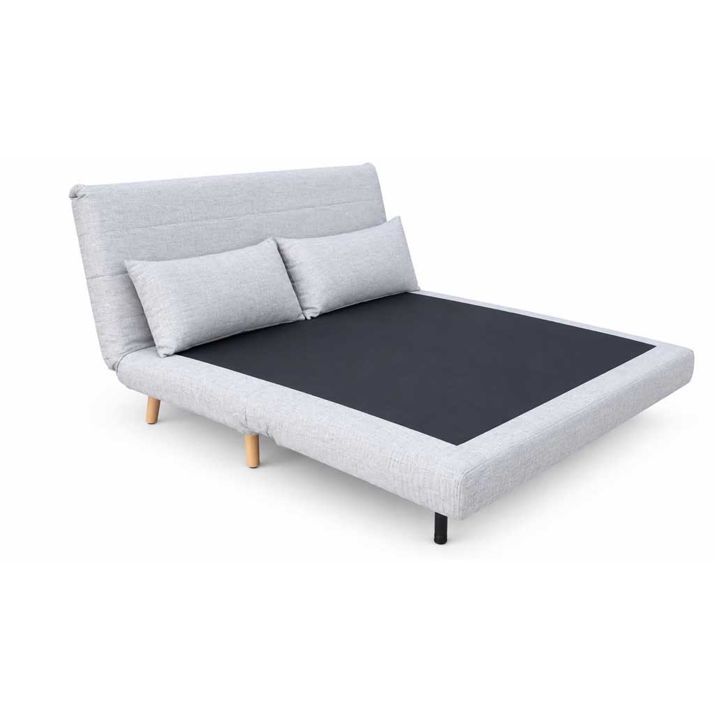 AD-LAH279N9-P140-6#N1-452 Canape convertible Gris H42xL145xP65cm / couchage H24xL145xP190cm vue4
