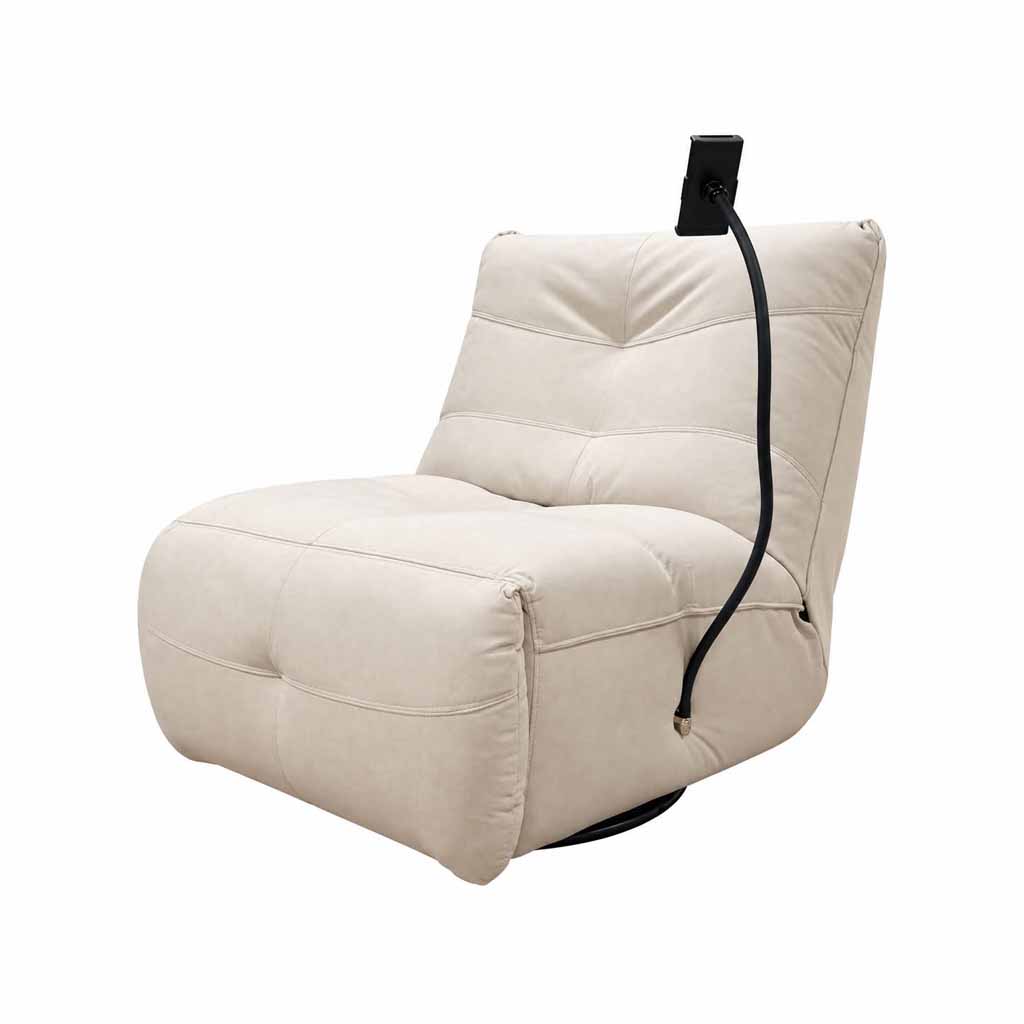 UT-WINNIE-CLOUD-03 Recliner WINNIE avec support téléphone H90xL85xP89cm Sand vue2