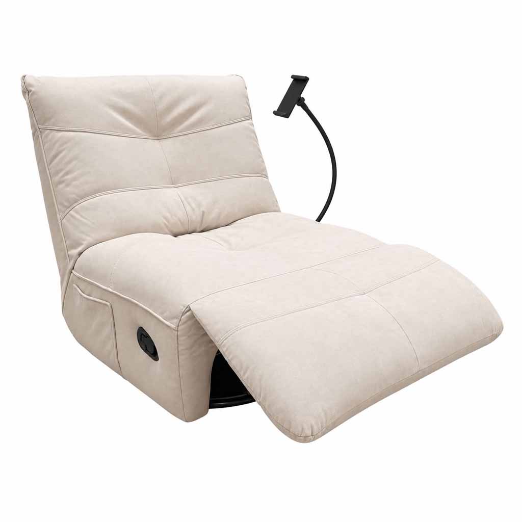 UT-WINNIE-CLOUD-03 Recliner WINNIE avec support téléphone H90xL85xP89cm Sand vue4