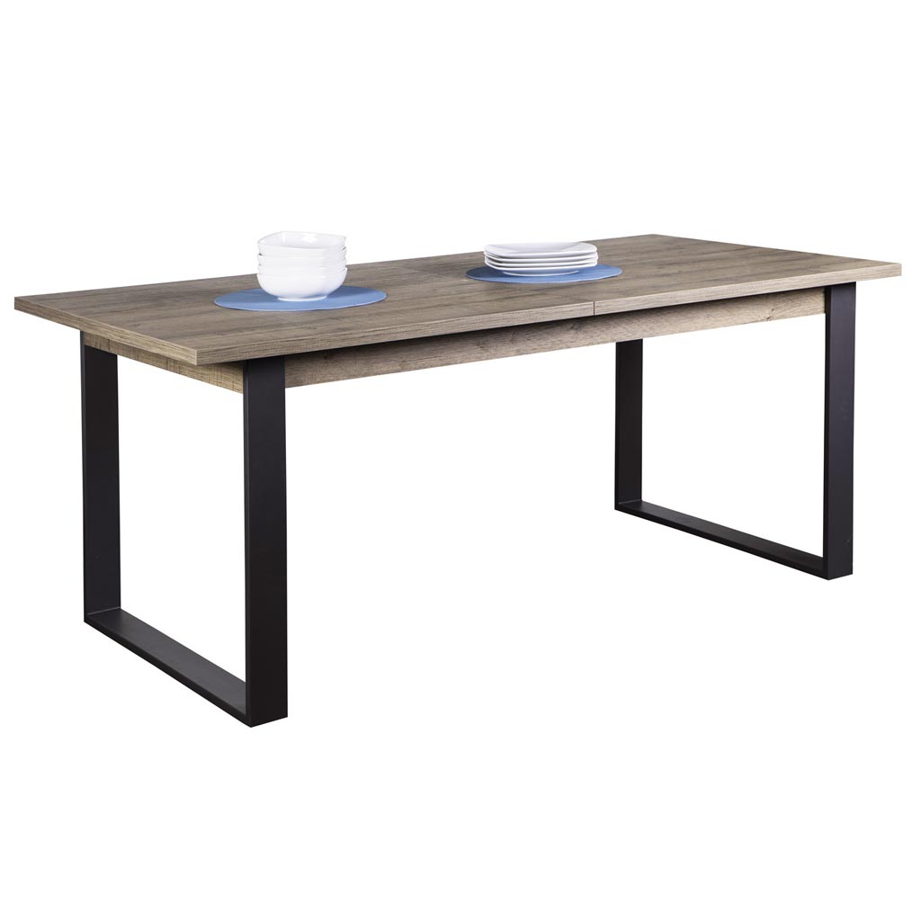 Table extensible LAFABRICA L180-240xP91xH76cm vue3