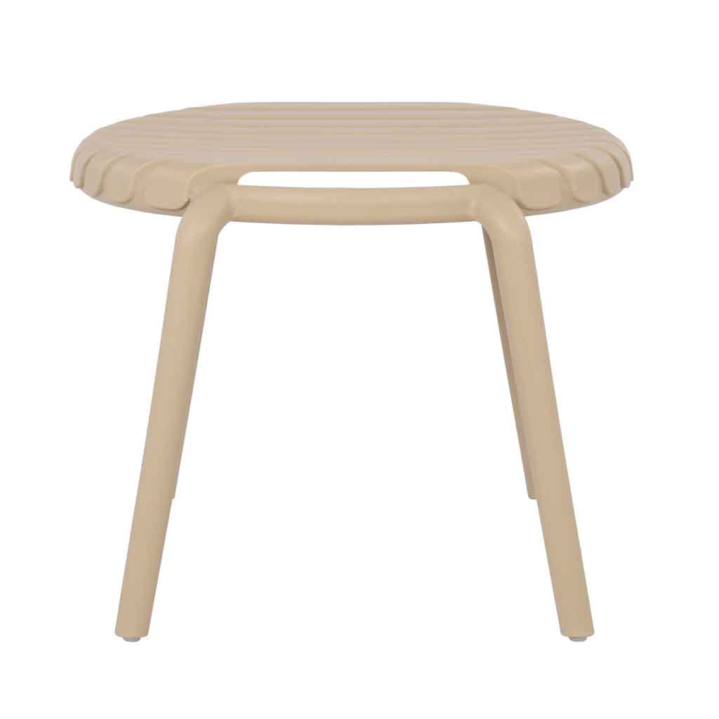 Table basse ou repose pied Khaki vue3