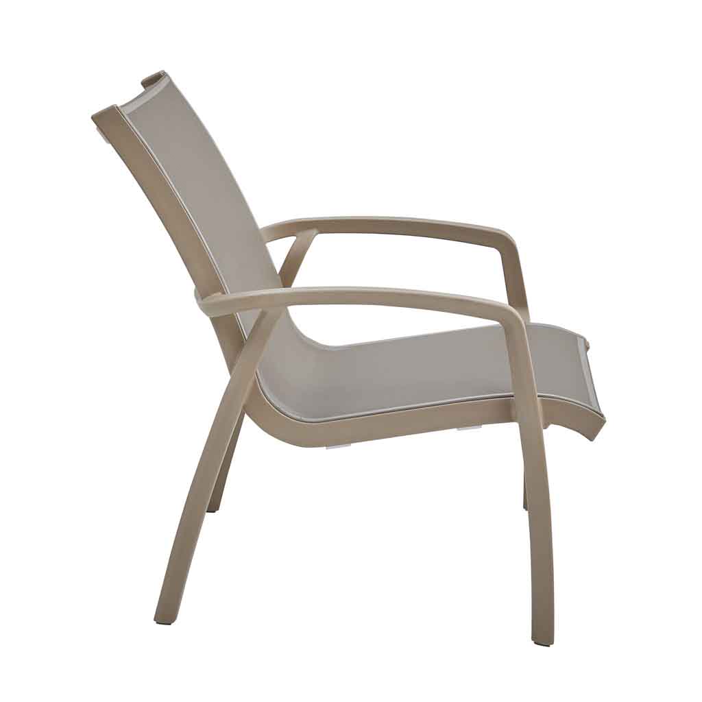 VOH-8611-QH033 Fauteuil lounge Taupe textilène taupe 76*54*55 vue3