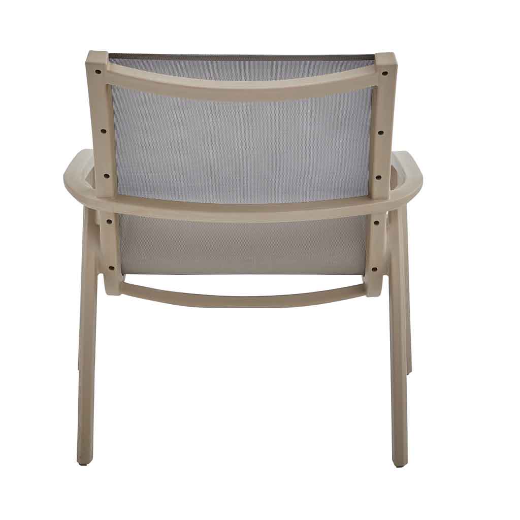 VOH-8611-QH033 Fauteuil lounge Taupe textilène taupe 76*54*55 vue4