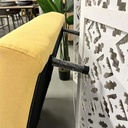 AD-LAH279N16P76-BT18 Fauteuil convertible lit BT18 Jaune H80xL76xP85 - Couchage H26xL76xP190 détails pieds2