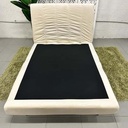 AD-LAH279N17P100-CR01 Canapé 1 place convertible lit CR01 Marron crème H82xL100xP90 - Couchage H26xL100xP190 vue4