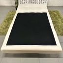 AD-LAH279N17P100-CR01 Canapé 1 place convertible lit CR01 Marron crème H82xL100xP90 - Couchage H26xL100xP190 vue6