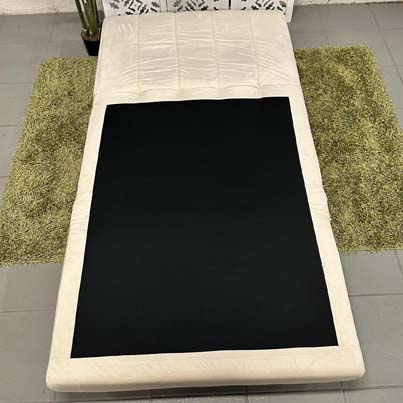 AD-LAH279N17P100-CR01 Canapé 1 place convertible lit CR01 Marron crème H82xL100xP90 - Couchage H26xL100xP190 vue7