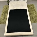 AD-LAH279N17P100-CR01 Canapé 1 place convertible lit CR01 Marron crème H82xL100xP90 - Couchage H26xL100xP190 vue7